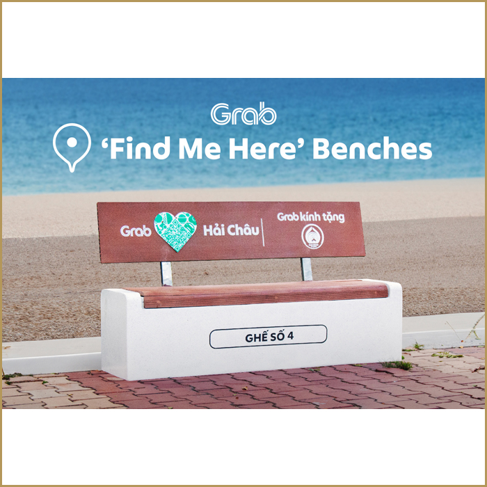 Grab’s ‘Find Me Here’ Benches