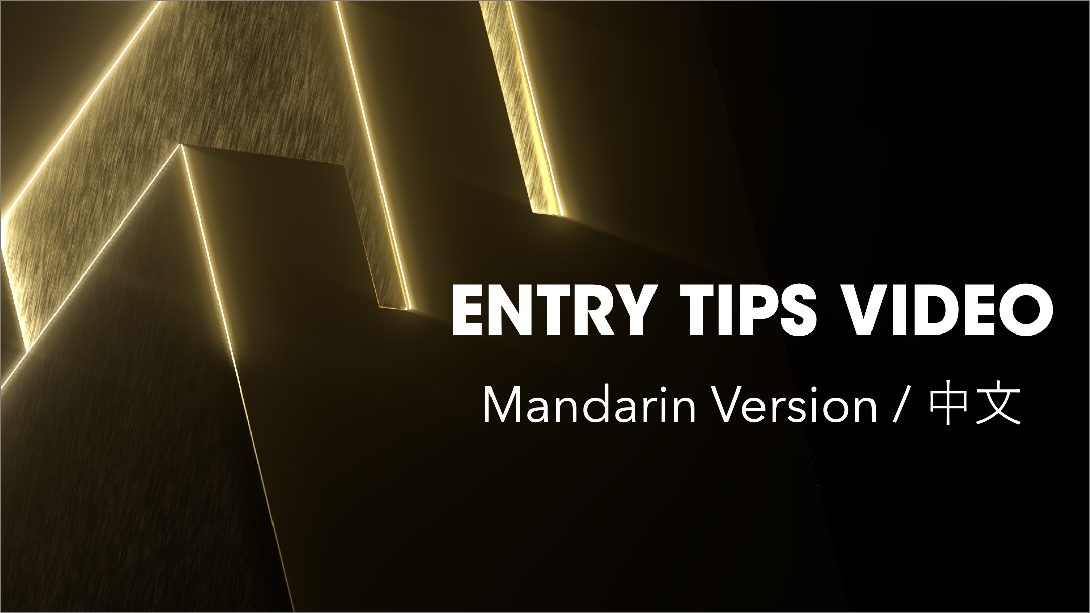 Entry Tips_Mandarin Version