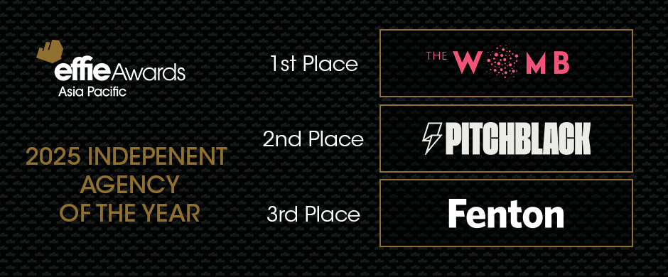 2025 APAC Effie Awards Indie Agency of the Year